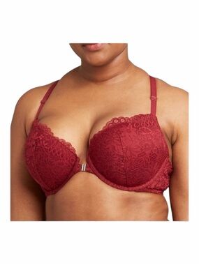 Auden Racerback Front Closure Push-Up Bra 34D